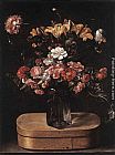 Bouquet on Wooden Box